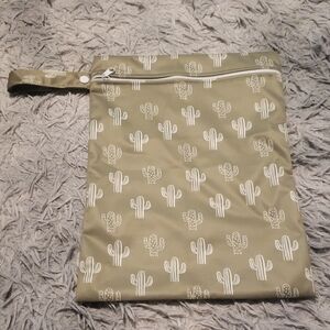 Cactus Print Wet Bag with Handle